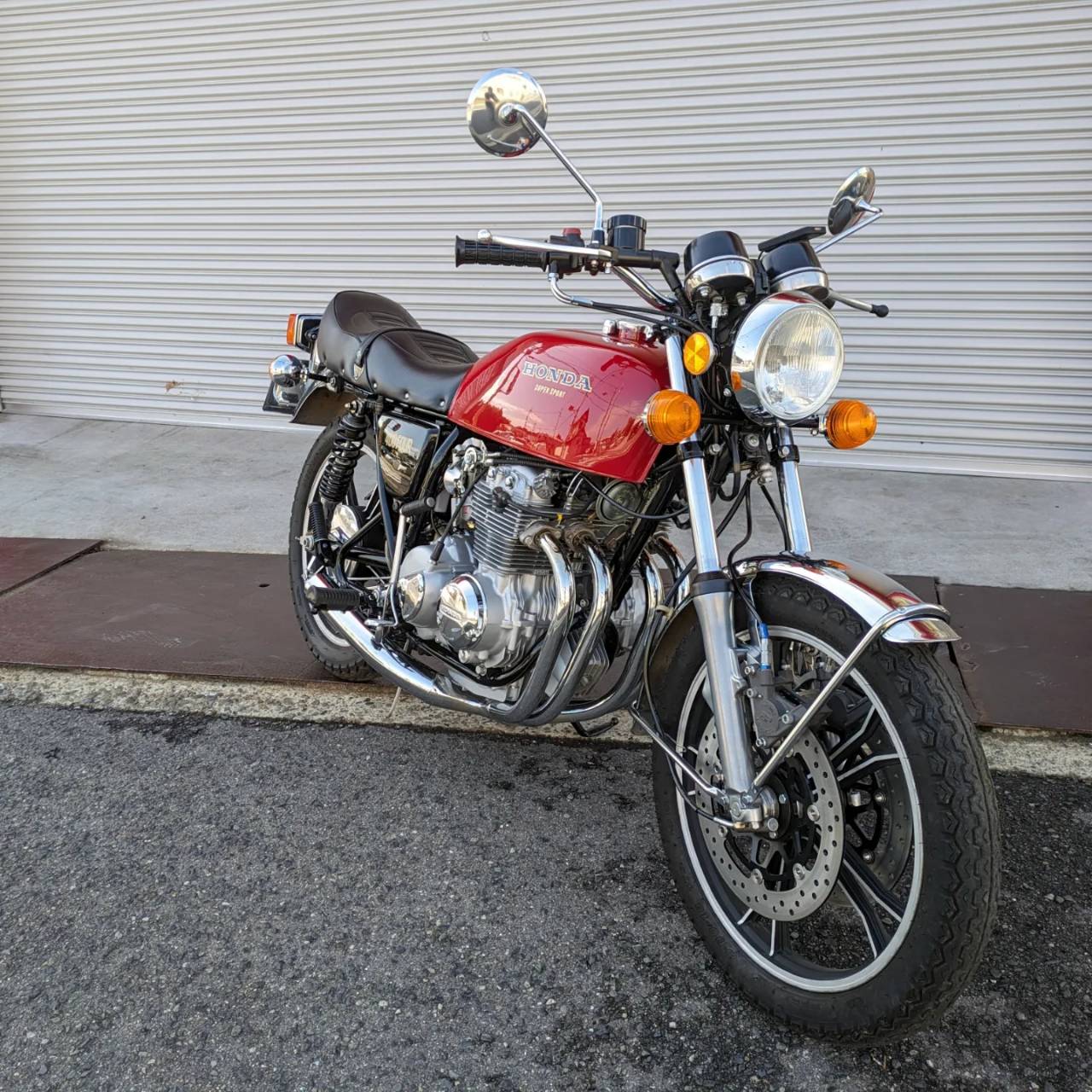 CB400F 純正タイプダブルアンコ抜きシート 当時物 cb400f